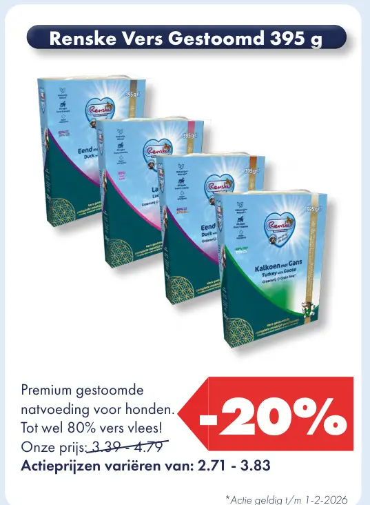 Aanbieding: Vers Gestoomd