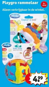 Aanbieding: Playgro rammelaar