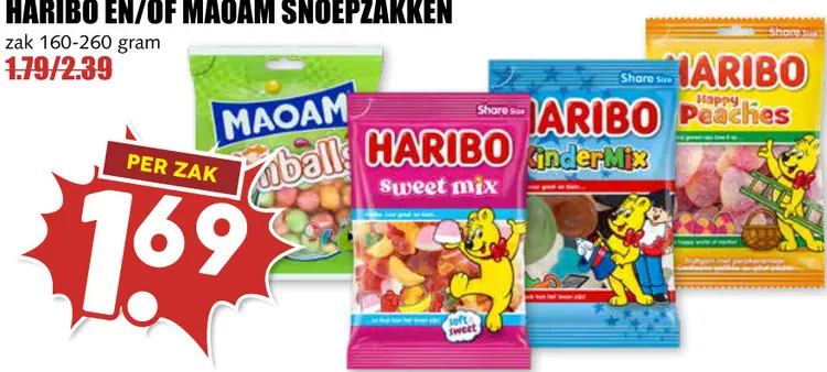 Aanbieding: Snoepzakken