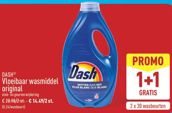 Promotie: Vloeibaar wasmiddel original
