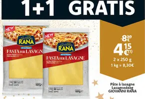 Offre: Pâte à lasagne