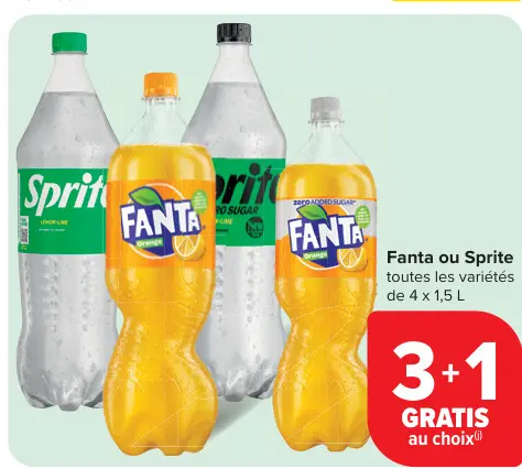 Offre: Fanta ou Sprite