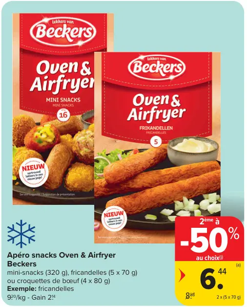 Offre: Apéro snacks Oven & Airfryer