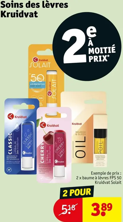 Offre: Soins des lèvres