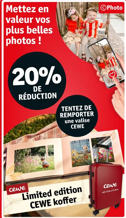 Offre: CEWE koffer
