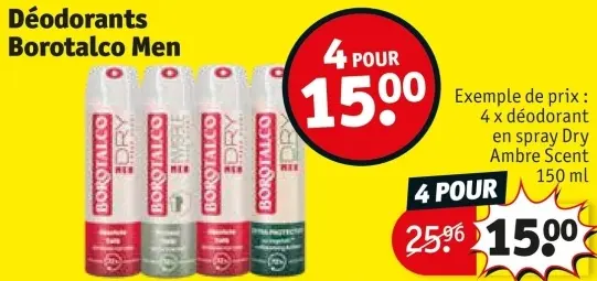 Offre: Déodorants