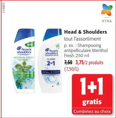 Offre: Tout l'assortiment Head & Shoulders
