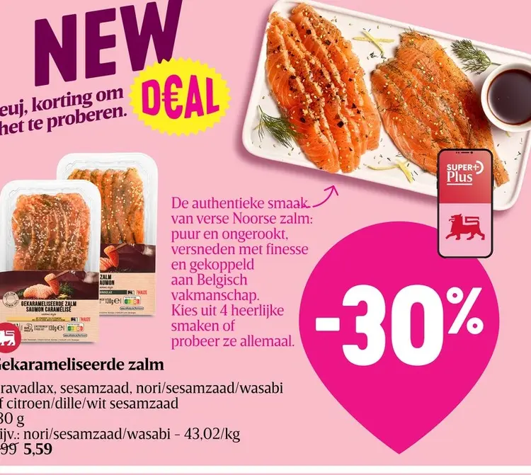 Promotie: Gekarameliseerde zalm