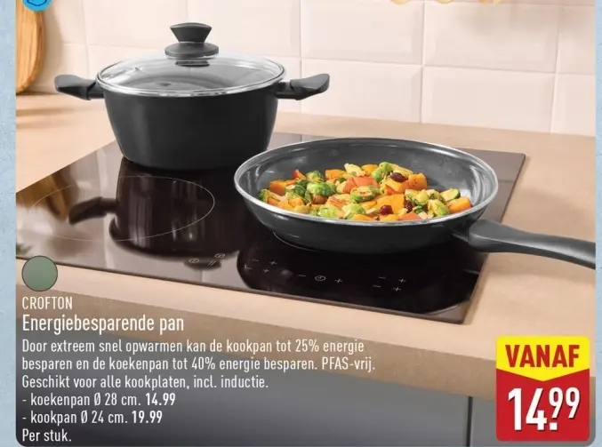 Aanbieding: Energiebesparende pan