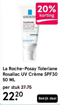 Aanbieding: Toleriane Rosaliac UV Crème SPF30
