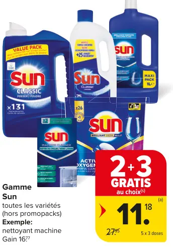 Offre: Gamme Sun toutes les variétés
