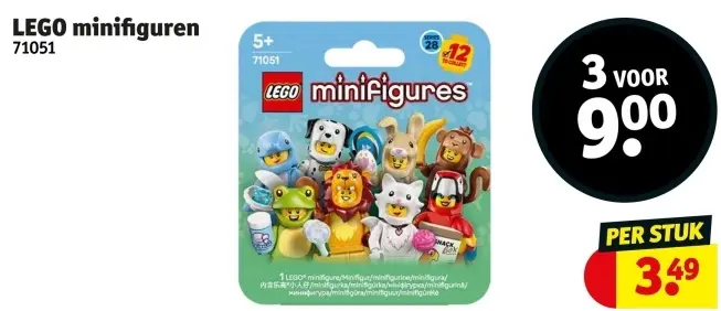 Promotie: LEGO minifiguren