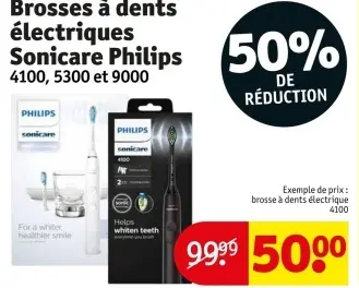 Offre: Brosses à dents électriques Sonicare Philips