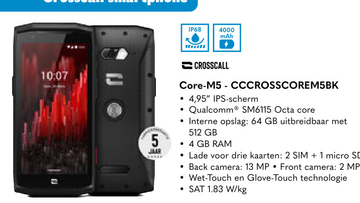 Aanbieding: Core-M5-CCCROSSCOREM5BK