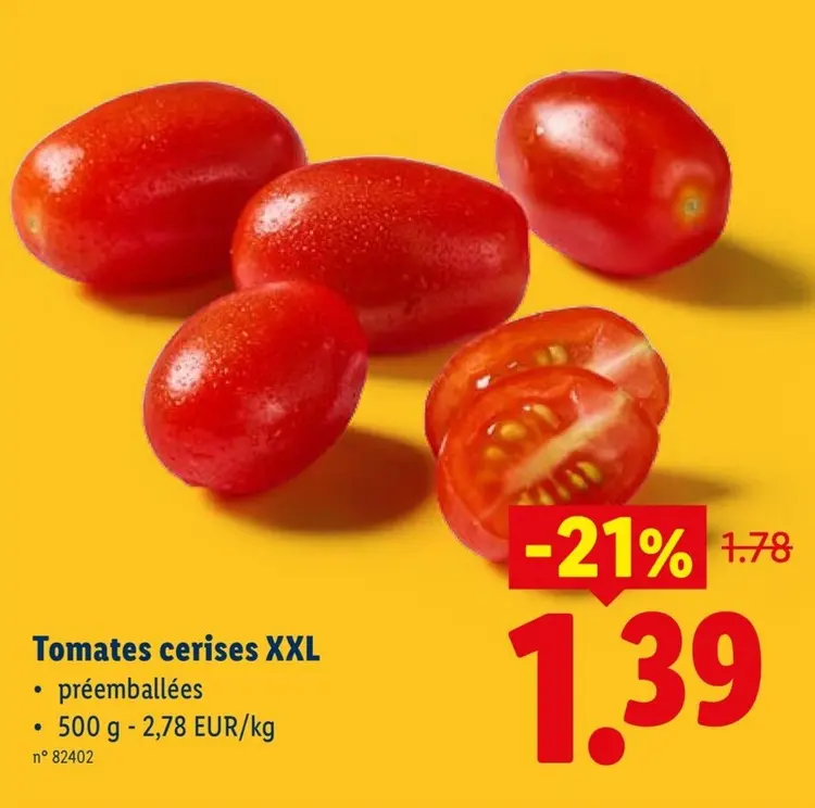 Offre: Tomates cerises XXL
