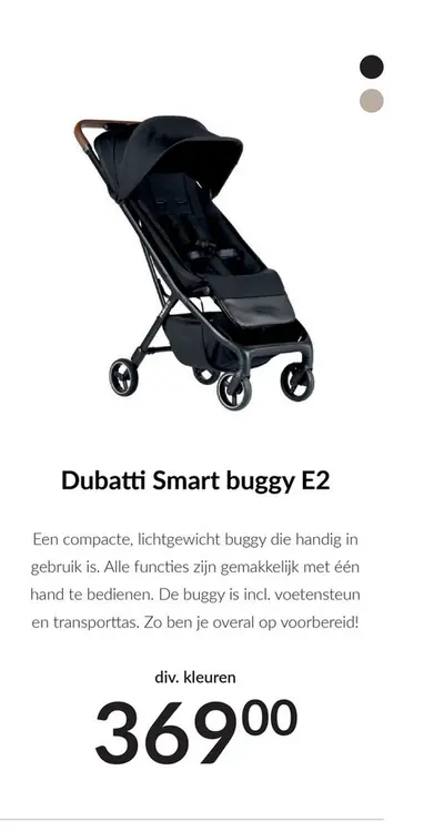 Aanbieding: Dubatti Smart buggy E2