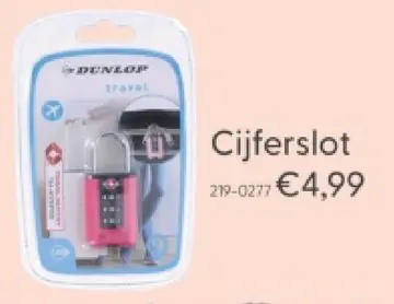 Aanbieding: Cijferslot