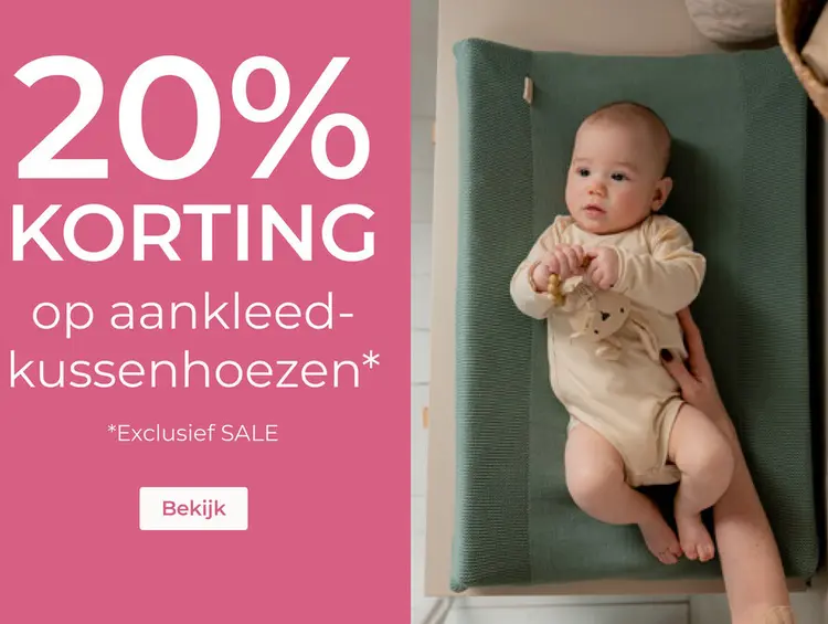 Aanbieding: aankleedkussenhoezen