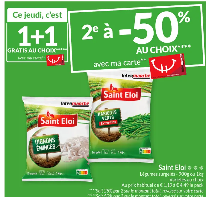 Offre: Légumes surgelés