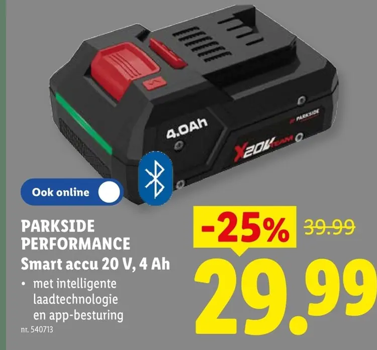 Promotie: Smart accu