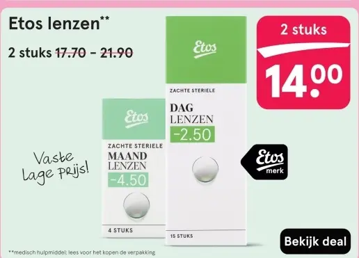 Aanbieding: lenzen