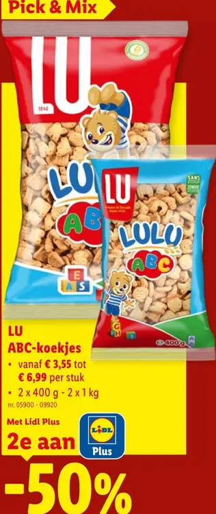 Promotie: ABC-koekjes