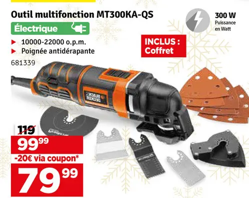 Offre: Outil multifonction MT300KA-QS