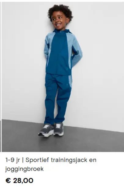 Aanbieding: Sportief trainingsjack en joggingbroek