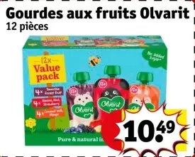 Offre: Gourdes aux fruits