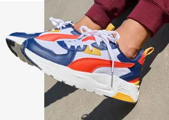 Aanbieding: Puma Trinity Lite kinder sneakers blauw rood