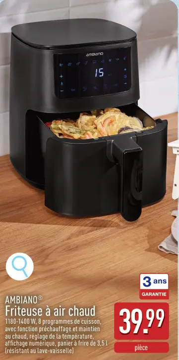 Offre: Friteuse à air chaud