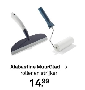 Aanbieding: Alabastine MuurGlad roller en strijker