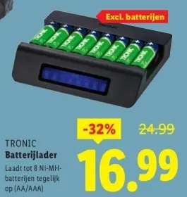 Aanbieding: TRONIC Batterijlader