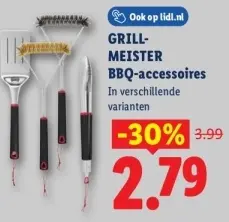 Aanbieding: Grillmeister BBQ-accessoires