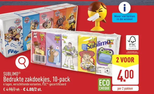 Promotie: Bedrukte zakdoekjes