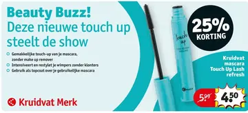 Aanbieding: Kruidvat mascara Touch Up Lash refresh