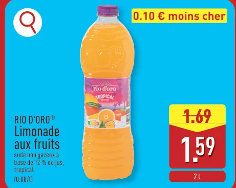 Offre: Limonade aux fruits