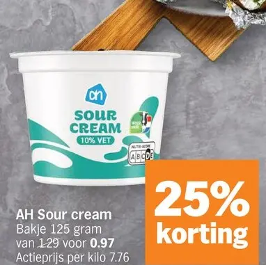 Promotie: Sour cream