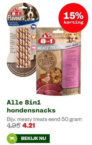 Aanbieding: Alle 8in1 hondensnacks