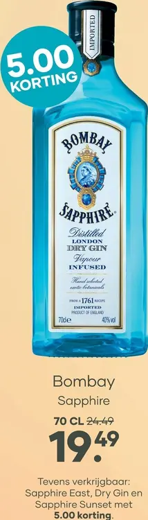 Aanbieding: Bombay Sapphire