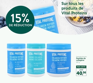 Offre: Peptides de collagène