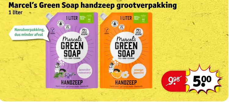 Aanbieding: Marcel's Green Soap handzeep grootverpakking