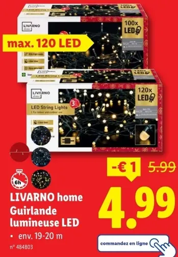Offre: Guirlande lumineuse LED