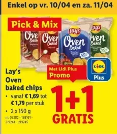 Promotie: Lay's Oven baked chips