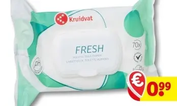 Aanbieding: Vochtig Toiletpapier Fresh