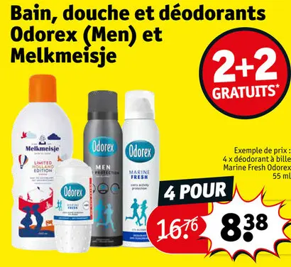 Offre: Bain, douche et déodorants