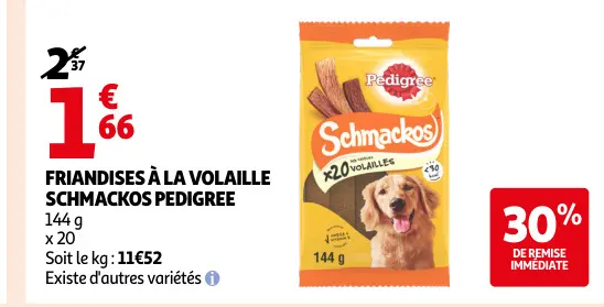 Offre: Friandises à la volaille schmackos