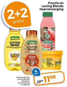Aanbieding: Fructis en Loving Blends haarverzorging