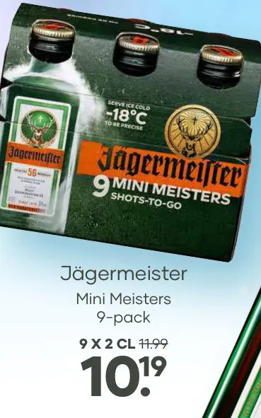Aanbieding: Jägermeister Mini Meisters