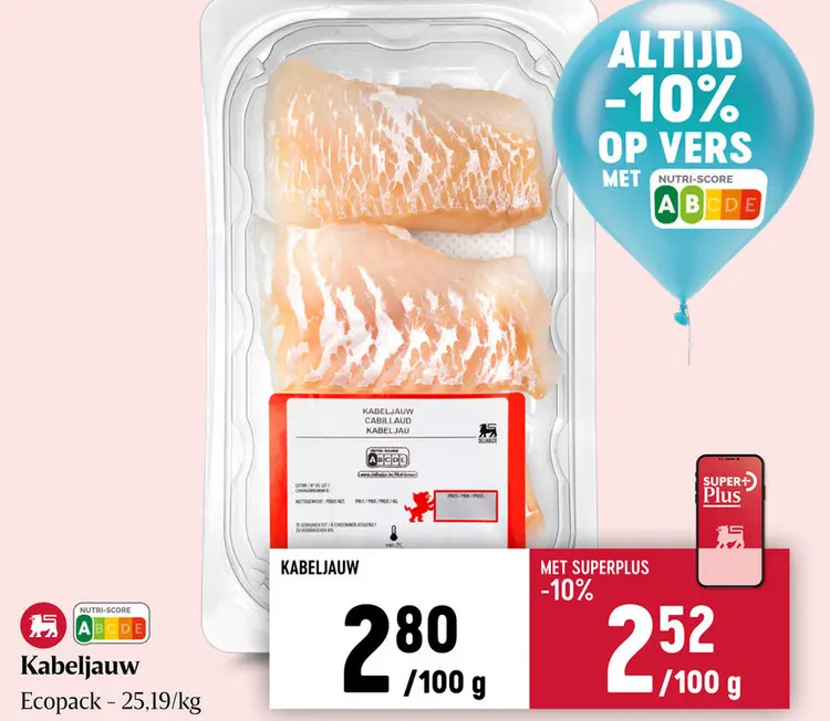 Promotie: Kabeljauw